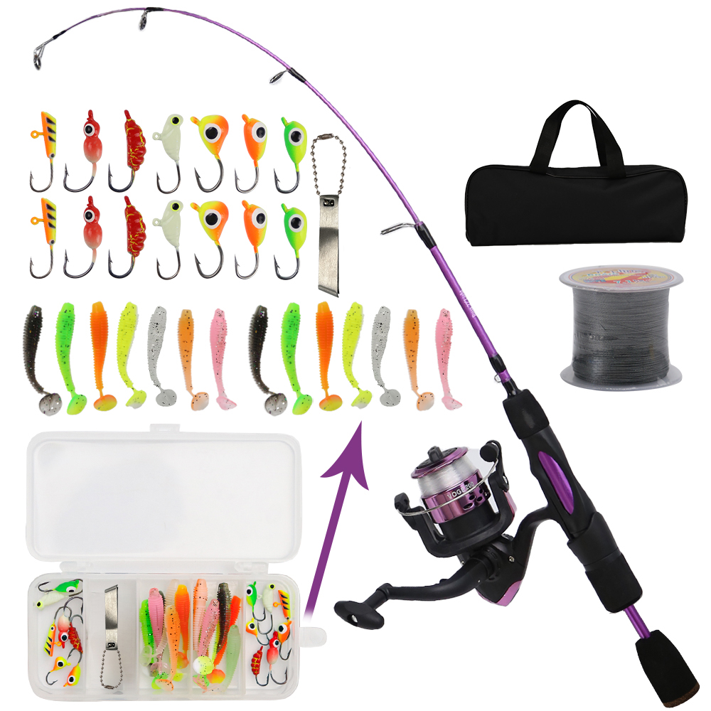 Fishing Rod Carbon Fiber - Ice Fishing Rod Reel Combo 68cm