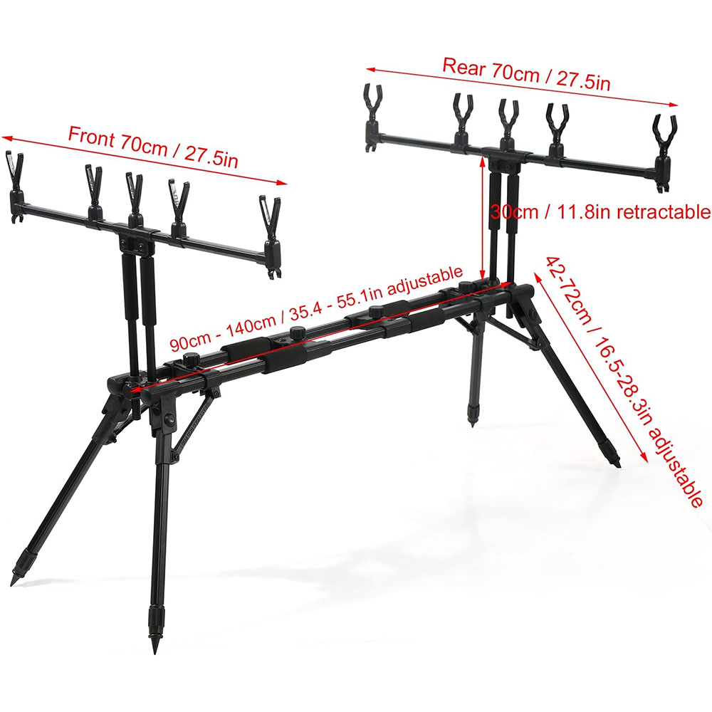 JSFUN  Adjustable 5-Rod Fishin - Fishing Rod Rack 리뷰 및 가격