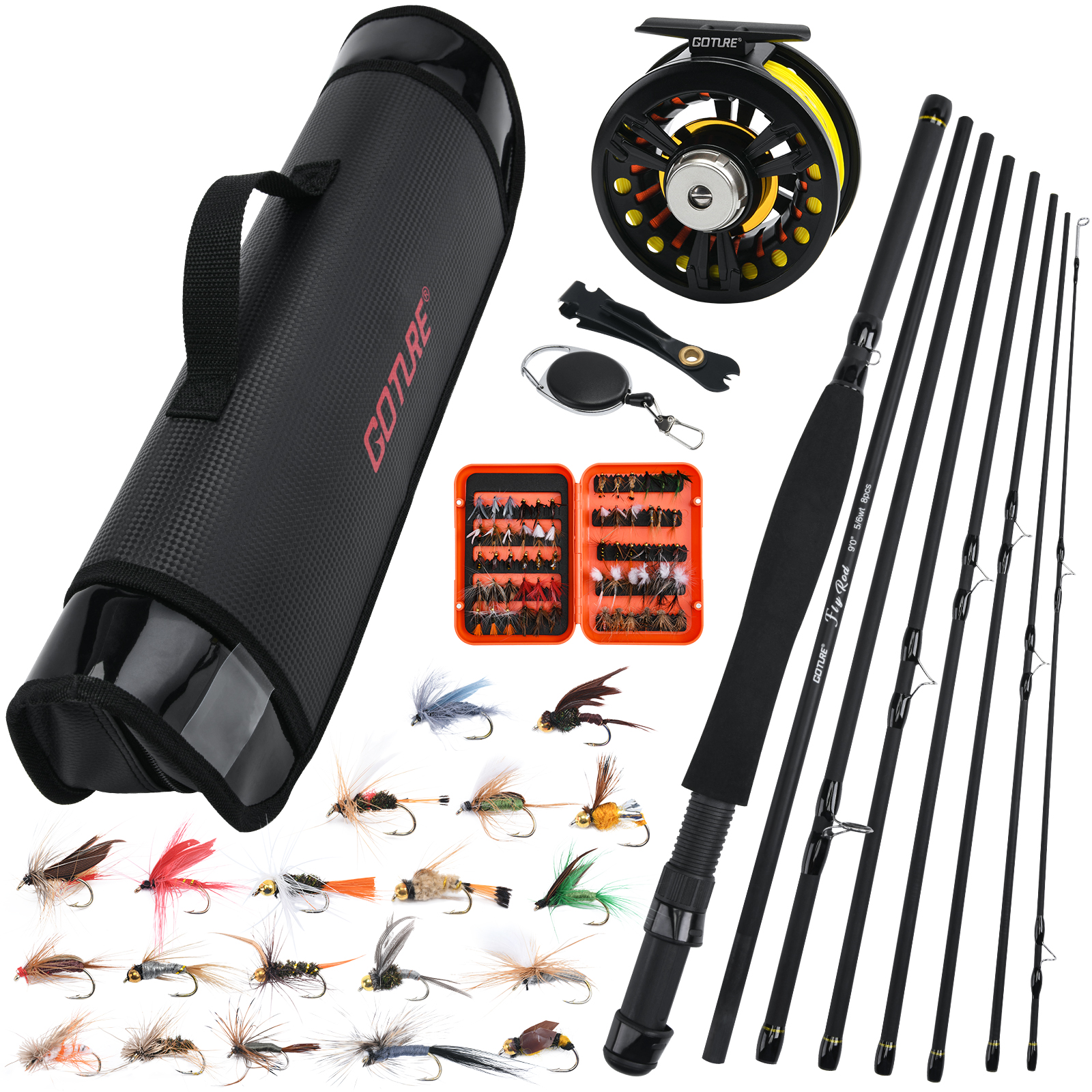 Goture 8Section Travel Fly Fis - Fishing Rod Fly 리뷰 및 가격