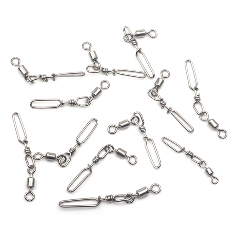 10Pcs Stainless Steel Quick Sn - Fishing Rod Casting 리뷰 및 가격
