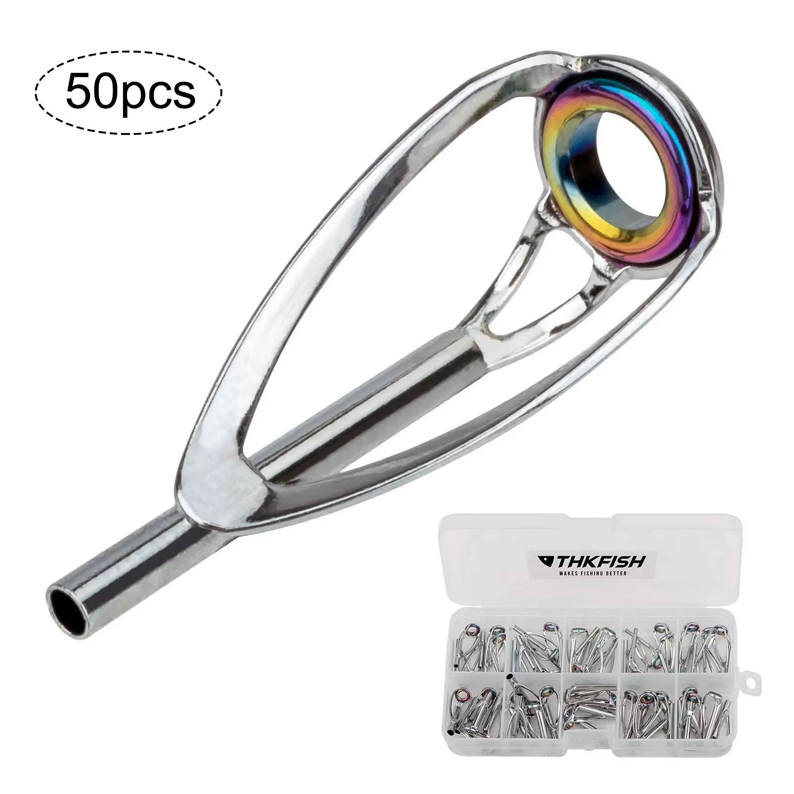 50pcs Fishing Rod Tip Top Repa - Fishing Rod Guide Replacement 리뷰 및 가격