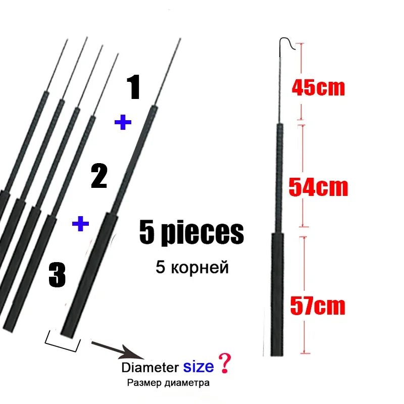 4.1mm-6.4mm 5 pieces Fishing r - Fishing Rod Tip Replacement 리뷰 및 가격