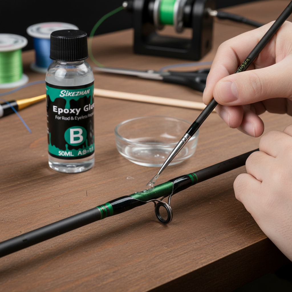 Clear 2-Part Fishing Rod Epoxy - Fishing Rod Repair Kit 리뷰 및 가격