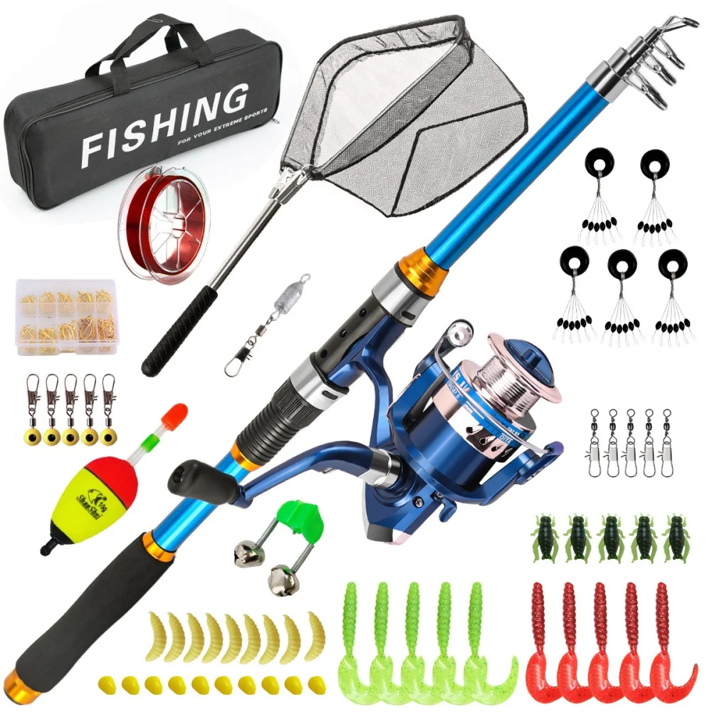 2.1-3.6M Telescopic Glass Fibe - Fishing Rod Spinning 리뷰 및 가격