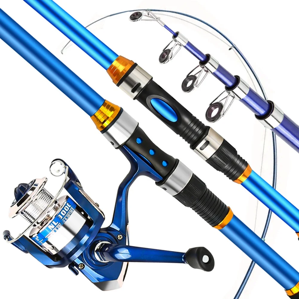 2.1-3.6M Telescopic Glass Fibe - Fishing Rod Spinning 리뷰 및 가격