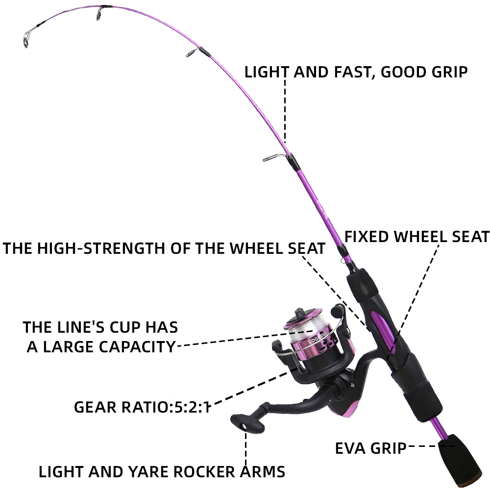 Ice Fishing Rod Reel Combo 68c - Fishing Rod Carbon Fiber 리뷰 및 가격