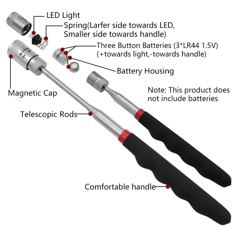 Telescopic Magnetic Pen with L - Fishing Rod Travel 리뷰 및 가격